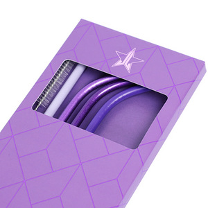 Jeffree Star Cosmetics Purple Metal Straws (1 foto / 5)