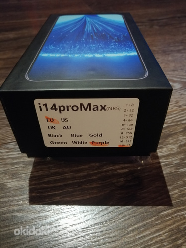 I14 pro max 6.7" 5g,16гб/1тб новый в упаковке (фото #8)