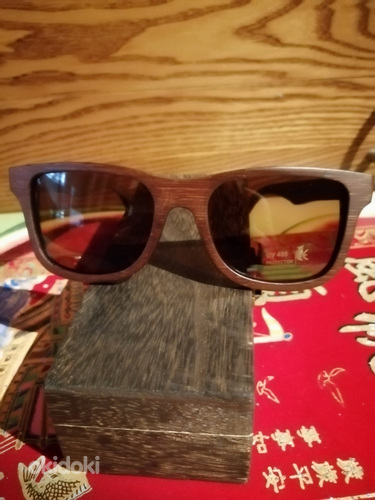 Солнцезащитные очки 100% дерево очки новые в упаковке (фото #4)