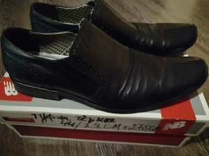 Meeste kingad BLack 100%nahk, v. hea korras pakendis (3 foto / 8)