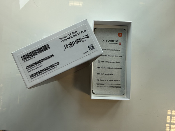 Xiaomi 15T 12/256GB Черный