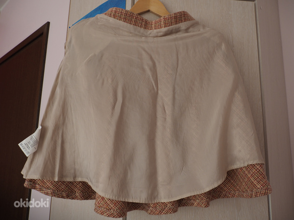 Женский костюм (пиджак и юбка), размер 34/36, розовый цвет (фото #9)
