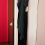 Платье из бархатной ткани, темно-зелёное, размер 38. НОВОЕ. (фото #1)