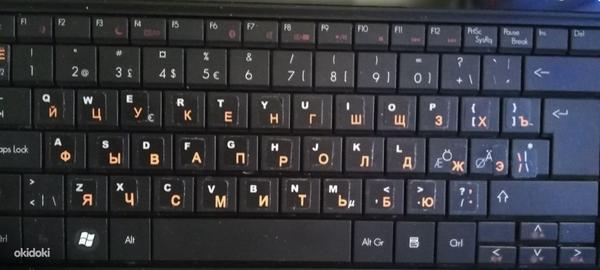 Наклейки на клавиатуру с русскими буквами (новые!) (фото #6)