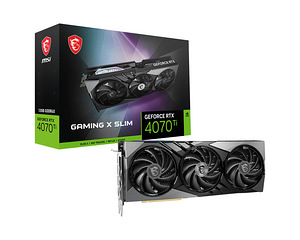 GeForce RTX™ 4070 Ti GAMING X SLIM 12G (1 foto / 2)