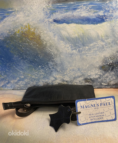 Magnus Paul сумка-клатч, натуральная кожа, новая (фото #4)