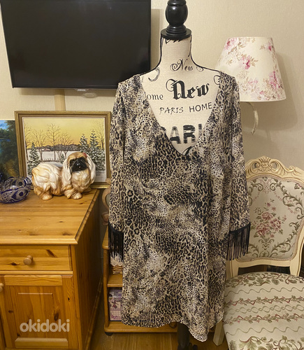 "Gemma Collins" kleit, suurus 2XL, UK 24, MADE IN UK, UUS (foto #1)