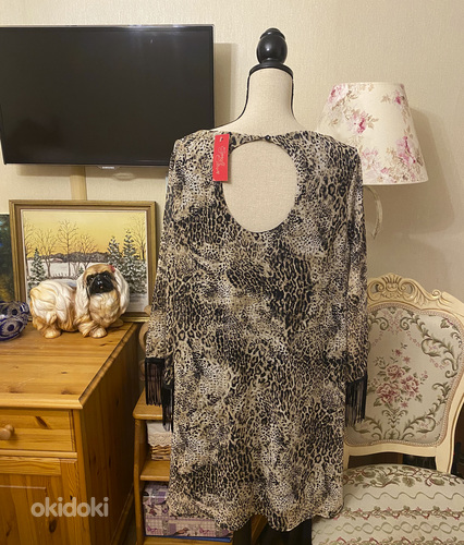 "Gemma Collins" kleit, suurus 2XL, UK 24, MADE IN UK, UUS (foto #3)