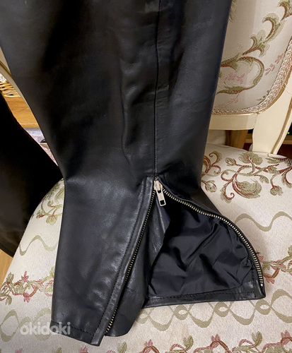 "HIPROTEC" кожаные брюки, размер S/M, 40 (фото #5)