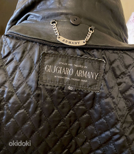 "GIUGIARO ARMANY" nahkjope, suurus XL, 40 (foto #4)