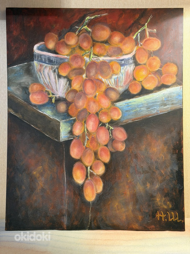 "Viinamarjad" Nikolai Shoshin, 2021, õli, lõuendil