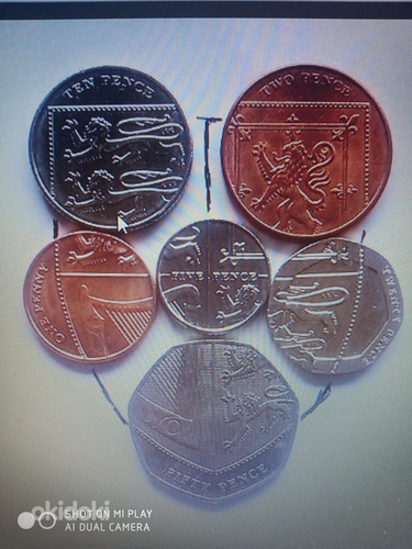 Inglise müntide kogu albumis (foto #4)
