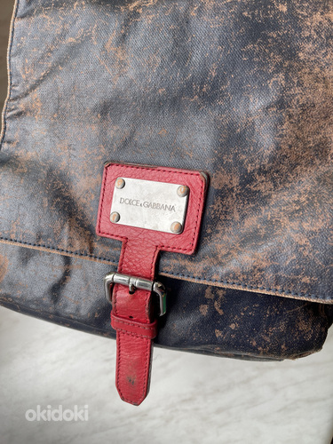 Мужская кожаная сумка через плечо Dolce&Gabbana (фото #2)