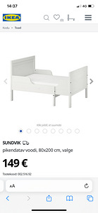 Ikea sundvik pikendatav voodi ja riidekapp (2 foto / 3)