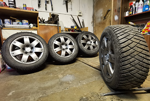 112х5 205/55/R16" диски с резиной (кохтла-ярве) (1 фото из 5)