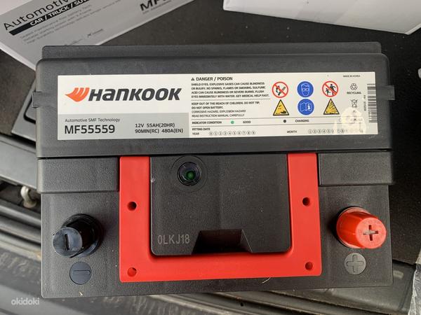 Новы HANKOOK аккумулятор 55Ah 480A EN 12V (фото #3)