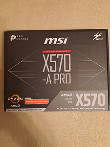 MSI X570-A PRO Motherboard (1 foto / 2)