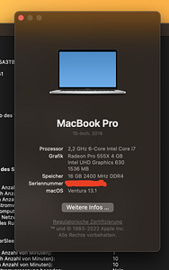 Apple MacBook Pro 2018 | 15.4" | Touch Bar (9 foto / 10)
