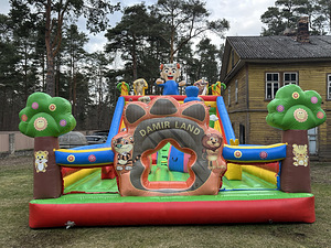 Täispuhutav batuut 12×6×7 m, heas seisukorras + 2 kompressor (3 foto / 6)