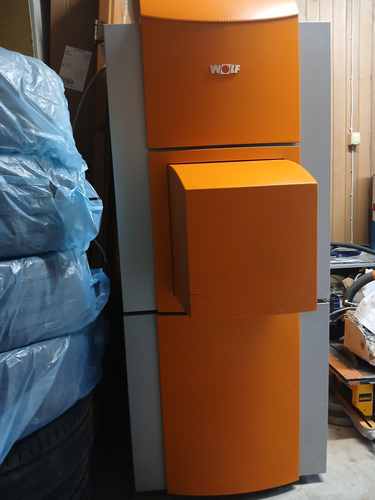 Müüa WOLF Õlikatel 22kw Comfort Line+1500L õlimahuti.