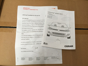 FULL LED HEADLIGHTS VW GOLF VII, esituled (4 foto / 7)