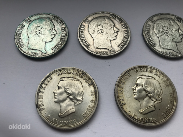 Датские серебряные монеты (фото #3)
