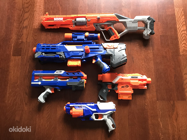 Nerf ружья, пять разных, сразу 5 шт.