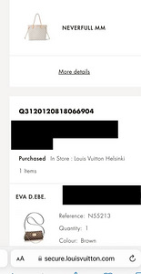 Оригинальная Louis Vuitton Damier Ebene Eva Crossbody (4 фото из 4)