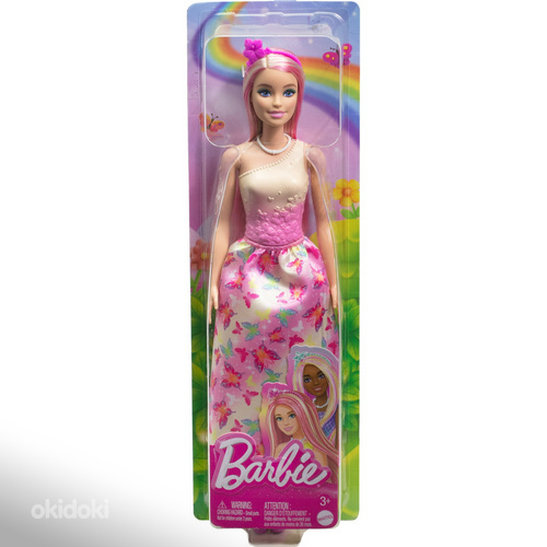Кукла Barbie в ярком платье с бабочками (в новой упаковке)