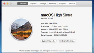 Apple Mac mini 2011 2,3ghz i5 16GB 500GB HDD - arvuti (3 foto / 3)