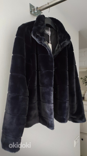 Новый! ESPRIT шуба, меховая куртка, пальто М (фото #7)