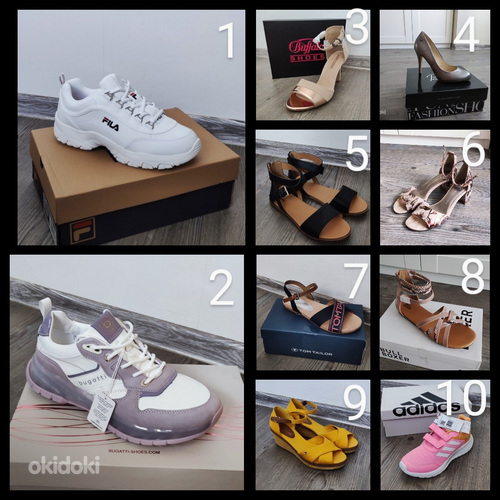 Новые кроссовки Fila, Adidas, Hilfiger, Bugatti, сандалии