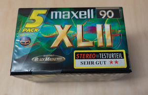 Maxell Chrome helikassett 5 pack Black Magnetite (2 foto / 2)