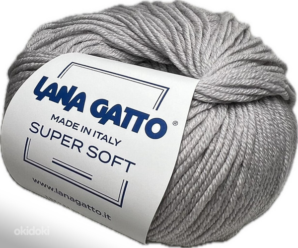 Пряжа Lana Gatto Maxi Soft/Super Soft 100% шерсть мериноса (фото #2)