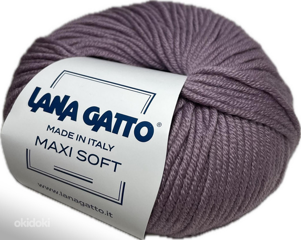 Пряжа Lana Gatto Maxi Soft/Super Soft 100% шерсть мериноса (фото #4)