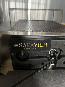 Safavieh Cheryl Crocodile Lamp Brown (3 foto / 3)
