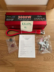 5000W / 4000W / 3000W / 1600Wpuhassiinus inverter 12v / 24v (2 foto / 3)