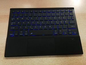 Juhtmevaba Bluetooth-klaviatuur Touchpad (2 foto / 4)