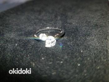 Кольцо с кристаллами Сваровски Swarovski позолота (фото #2)