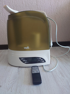 Niisutaja VitalO2 (soe aur / warm mist) + pult, vähe kasutat (1 foto / 3)