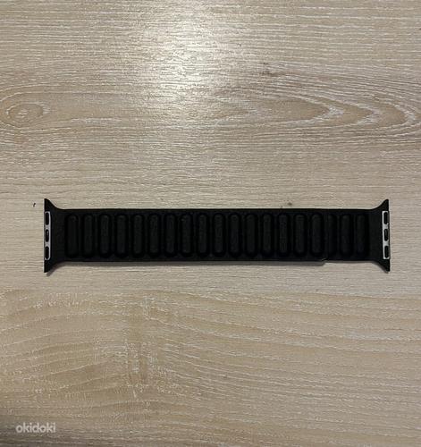 Apple Watch Black Link Кожаный ремешок 38/40/41 мм ремешок (фото #2)