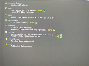 Xeon E5-2697/X99/16GB/SSD 250GB/HDD 500GB/RTX 3060TI 8GB (2 foto / 10)