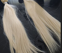 Блондинка Наращивание волос тресс 60 см Цвет нет. 613