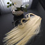 Blond Hobusesaba juuksepikendus pikkus 60 cm Värv: blond 102 (фото #1)