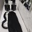 Must Hobusesaba juuksepikendus pikkus 60 cm (foto #1)