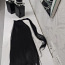 Must Hobusesaba juuksepikendus pikkus 60 cm (foto #4)