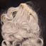 Blond, lokkis klamber hobusesaba juuksepikendus (foto #3)