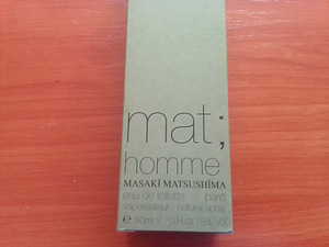 Meeste tualettvesi Mat Homme Masaki Matsushima (2 foto / 3)