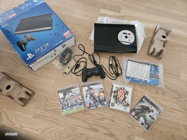 Sony PS3 Super Slim 500GB PlayStation 3 + 5 mängu