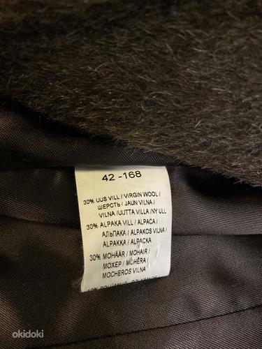 Зимнее пальто № 42 с альпакой и мохером. (фото #6)
